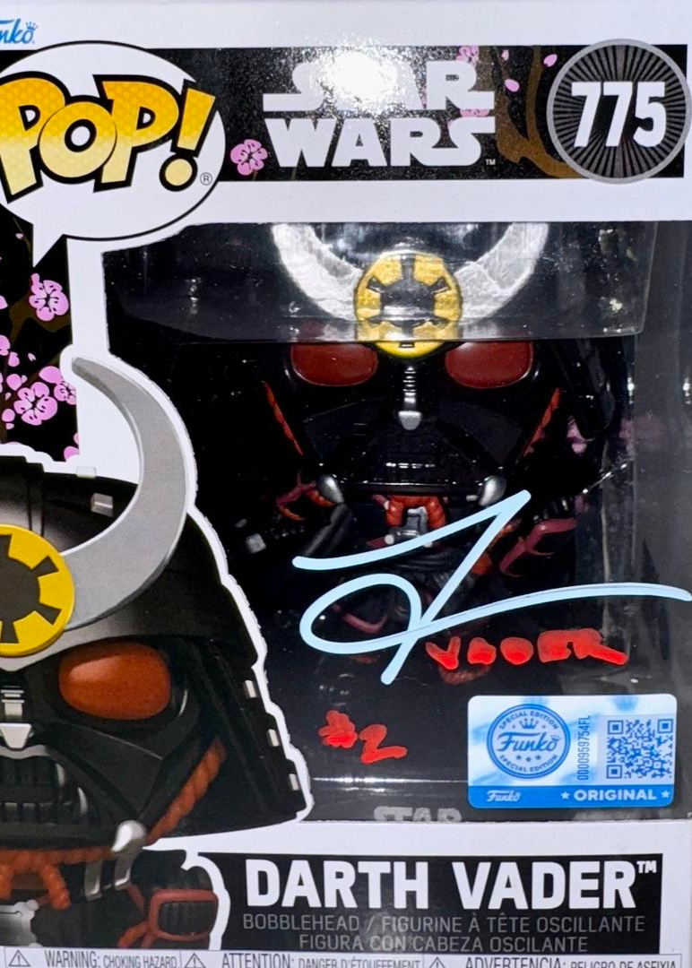 Tom O'Connell Signed Funko Pop #775 "Darth Vader" (Star Wars) - SWAU